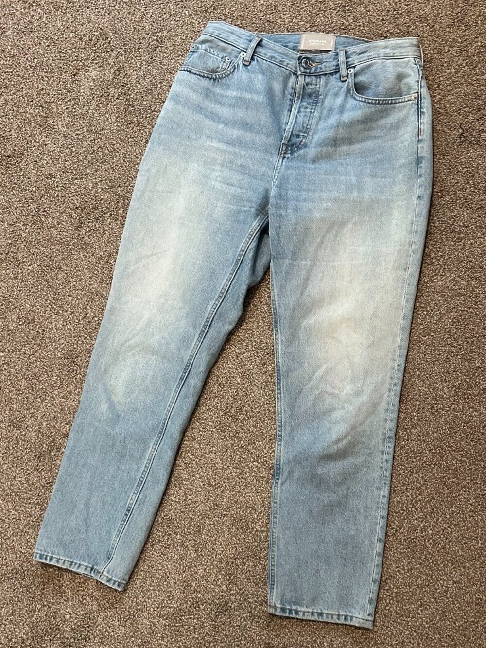 Everlane The '90s Cheeky Jean Light Wash Straight Leg Size 28 Regular
